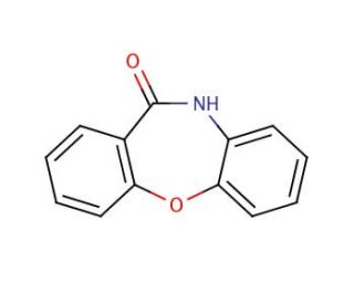 10,11-Dihydrodibenz[b,f][1,4]oxazepin-11-one (CAS 3158-85-8) - chemical structure image
