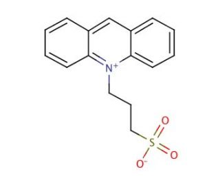 10-(3-Sulfopropyl)acridinium betaine (CAS 83907-41-9) - chemical structure image