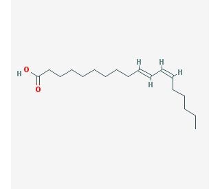 10(E),12(Z)-Octadecadienoic Acid (CAS 2420-44-2) - chemical structure image