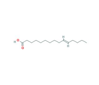 10(E)-Pentadecenoic acid (CAS 321744-58-5) - chemical structure image