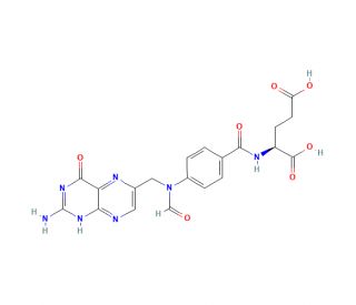 10-Formyl Folic Acid - chemical structure image