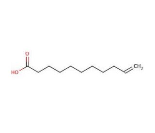 10-Undecenoic acid (CAS 112-38-9) - chemical structure image