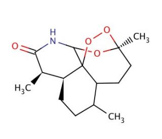 11-Azaartemisinin (CAS 162791-23-3) - chemical structure image