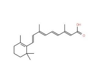 11-cis Retinoic Acid (CAS 68070-35-9) - chemical structure image