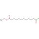 11-Ethoxycarbonyldodecanoyl Chloride - chemical structure image