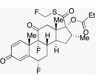 11-Oxo Fluticasone Propionate (CAS 1219174-94-3) - chemical structure image