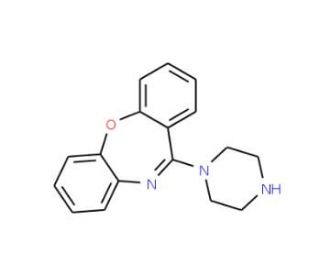11-Piperazin-1-yldibenzo[b,f][1,4]oxazepine - chemical structure image