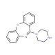 11-Piperazin-1-yldibenzo[b,f][1,4]oxazepine - chemical structure image