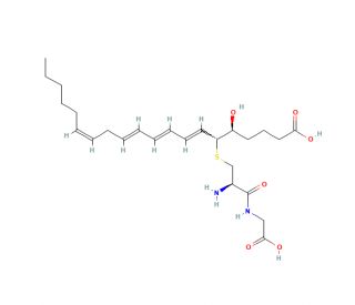 11-trans Leukotriene D4 (CAS 79768-40-4) - chemical structure image