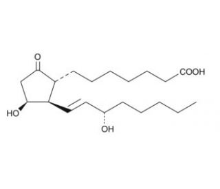 11&beta;-Prostaglandin E1 (CAS 24570-01-2) - chemical structure image