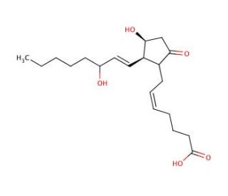 11&beta;-Prostaglandin E2 (CAS 38310-90-6) - chemical structure image