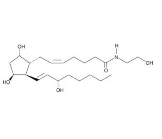 11&beta;-Prostaglandin F2&alpha; Ethanolamide (CAS 714966-38-8) - chemical structure image