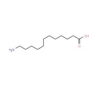12-Aminododecanoic acid (CAS 693-57-2) - chemical structure image