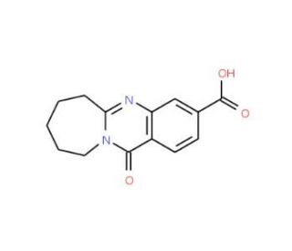 12-Oxo-6,7,8,9,10,12-hexahydro-azepino[2,1-b]quinazoline-3-carboxylic acid (CAS 108561-87-1) - chemical structure image