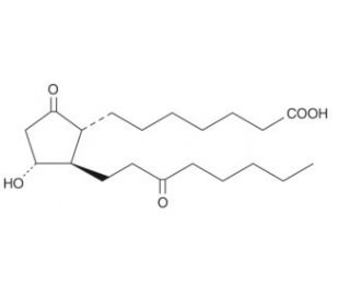13,14-dihydro-15-keto Prostaglandin E1 (CAS 5094-14-4) - chemical structure image