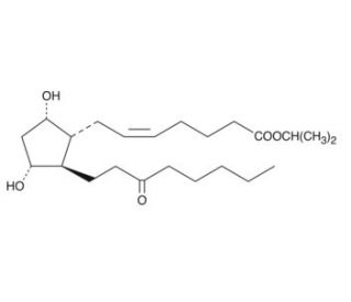 13,14-dihydro-15-keto Prostaglandin F2&alpha; isopropyl ester (CAS 199920-18-8) - chemical structure image