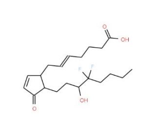 13,14-dihydro-16,16-difluoro Prostaglandin J<sub>2</sub> - chemical structure image
