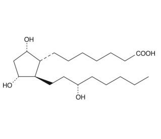 13,14-dihydro Prostaglandin F1&alpha; (CAS 20592-20-5) - chemical structure image