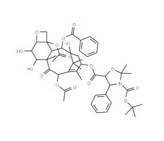 13-{[(3-t-Boc)-2,2-dimethyl-4S-phenyl-1,3-oxazolidin-5R-yl]formyl}-6&alpha;,7&alpha;-dihydroxy Baccatin III - chemical structure image
