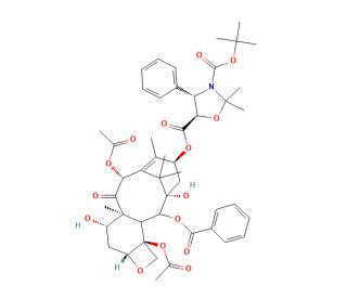 13-{[(3-tert-Butyloxycarbonyl)-2,2-dimethyl-4S-phenyl-1,3-oxazolidin-5R-yl]formyl} Baccatin III (CAS 143527-72-4) - chemical