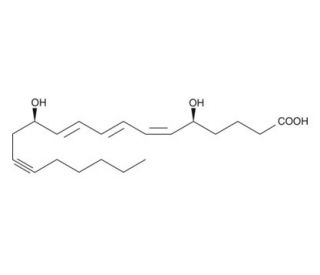 14,15-dehydro Leukotriene B4 (CAS 114616-11-4) - chemical structure image