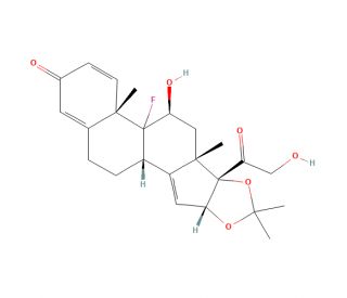 14,15-Dehydro Triamcinolone Acetonide (CAS 1260149-96-9) - chemical structure image