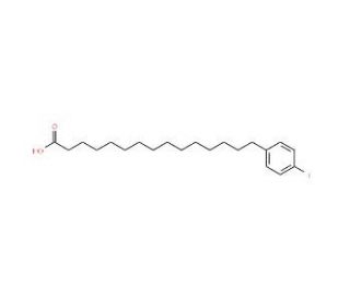 15-(4-Iodophenyl)pentadecanoic acid (CAS 80479-93-2) - chemical structure image