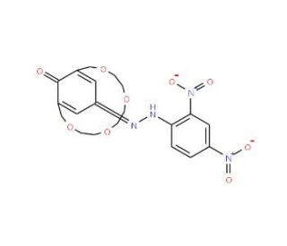 15-Crown-4 [4-(2,4-Dinitrophenylazo)phenol] (CAS 81238-57-5) - chemical structure image