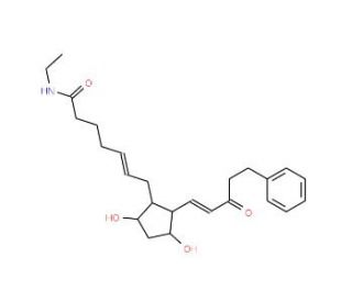 15-keto Bimatoprost (CAS 1163135-96-3) - chemical structure image