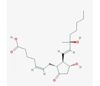 15(S)-15-methyl Prostaglandin E2 (CAS 35700-27-7) - chemical structure image