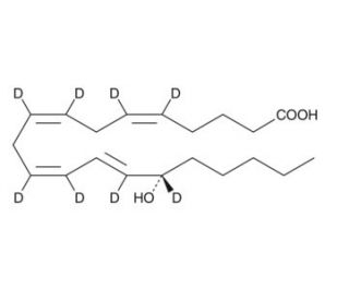 15(S)-HETE-d8 (CAS 84807-87-4) - chemical structure image
