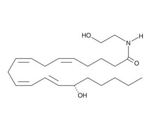 15(S)-HETE Ethanolamide (CAS 161744-53-2) - chemical structure image