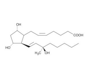 15(R)-15-methyl Prostaglandin F2&alpha; (CAS 35864-81-4) - chemical structure image