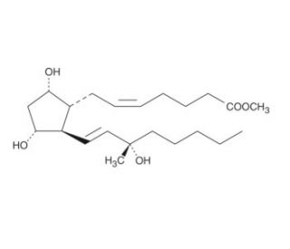 15(S)-15-methyl Prostaglandin F2&alpha; methyl ester (CAS 35700-21-1) - chemical structure image