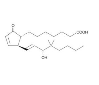 16,16-dimethyl Prostaglandin A1 (CAS 41692-24-4) - chemical structure image