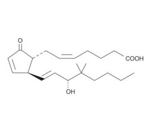 16,16-dimethyl Prostaglandin A2 (CAS 41691-92-3) - chemical structure image