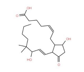 16,16-dimethyl Prostaglandin D2 (CAS 64072-59-9) - chemical structure image