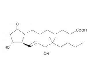 16,16-dimethyl Prostaglandin E1 (CAS 41692-15-3) - chemical structure image