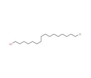 16-Bromo-1-hexadecanol (CAS 59101-28-9) - chemical structure image