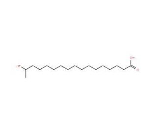 16-Bromoheptadecanoic acid (CAS 13099-35-9) - chemical structure image