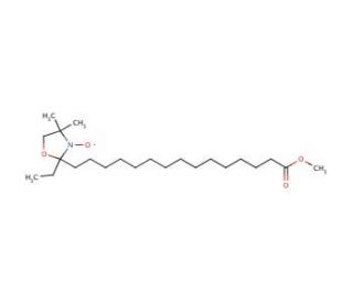 16-Doxyl-stearic acid methyl ester (CAS 59719-53-8) - chemical structure image