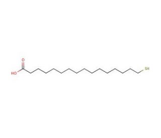 16-Mercaptohexadecanoic acid (CAS 69839-68-5) - chemical structure image
