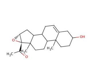 16&alpha;,17&alpha;-Epoxypregnenolone (CAS 974-23-2) - chemical structure image