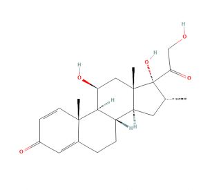 16&alpha;-Methyl Prednisolone (CAS 10417-63-7) - chemical structure image