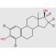 17β-Estradiol-2,4,16,16,17-d5 (CAS 221093-45-4) - chemical structure image