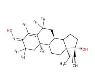 17-Desacetyl Norgestimate-d6 - chemical structure image