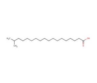 17-Methylstearic acid (CAS 2724-59-6) - chemical structure image