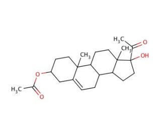 17&alpha;-Hydroxypregnenolone 3-acetate (CAS 41906-06-3) - chemical structure image