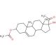 17α-Hydroxypregnenolone 3-acetate (CAS 41906-06-3) - chemical structure image