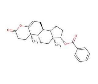 (17&beta;)-17-(Benzoyloxy)-4-oxaandrost-5-en-3-one - chemical structure image